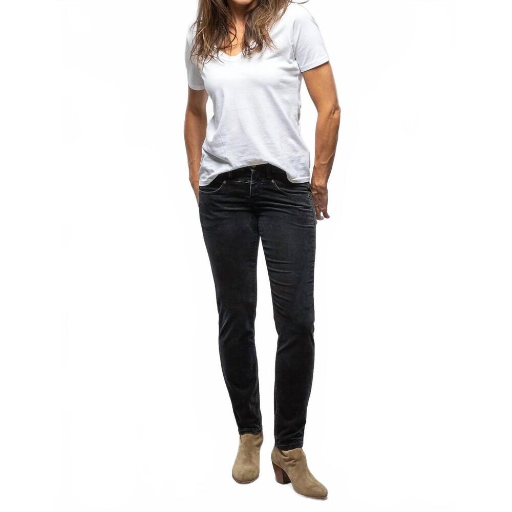 NEW MAC JEANS rich slim velvet jeans in grey